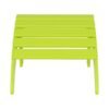 Outdoor Adirondack Chair & Ottoman Set – Lime