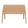 Outdoor Adirondack Chair & Ottoman Set – Teak
