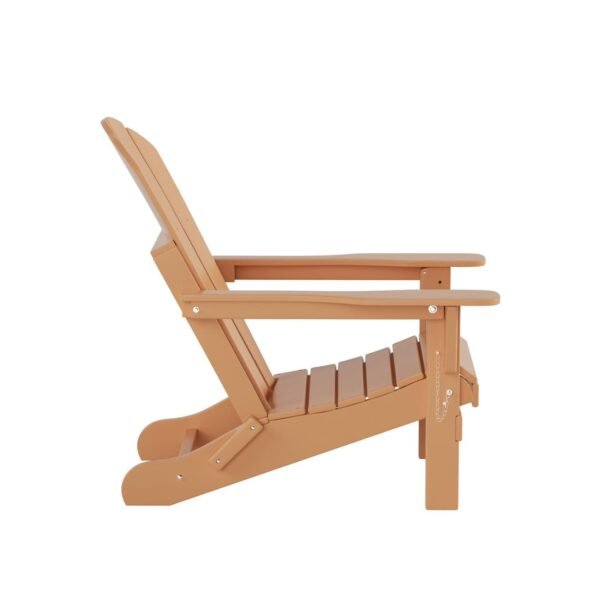 Outdoor Adirondack Chair & Ottoman Set – Teak
