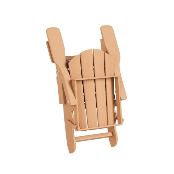Outdoor Adirondack Chair & Ottoman Set – Teak